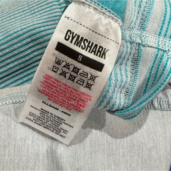 Gymshark Hyper Amplify Leggings Blue Grey Women’s Small - Picture 4 of 6